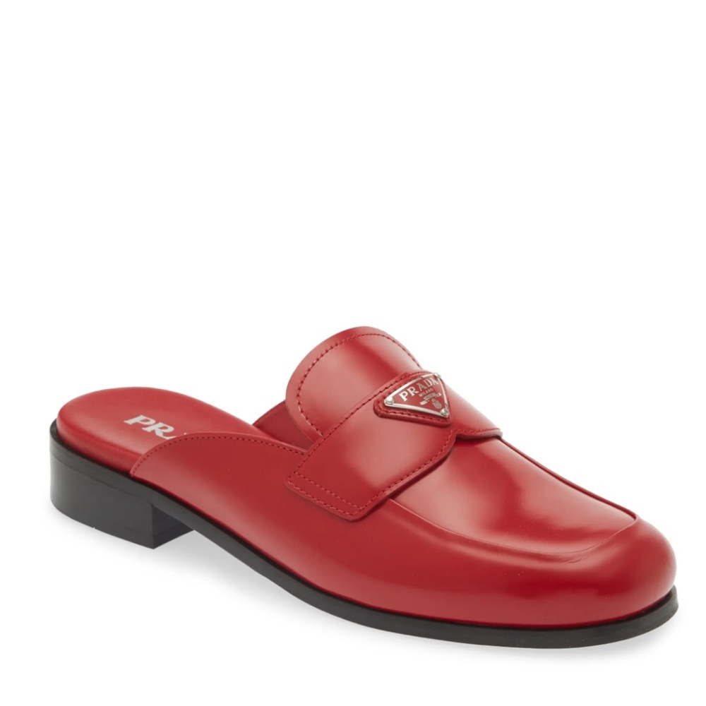 Prada logo mule